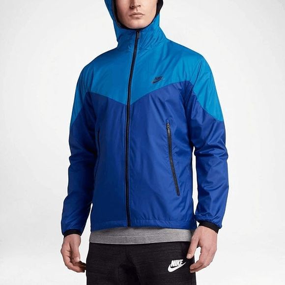 Nike Other - NEW Mens XXL NIKE Sportswear Windrunner Full Zip up Jacket Logo 917809-435 Blue
